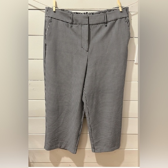 ADDITION ELLE cropped houndstooth pants, size 16. - Picture 1 of 9